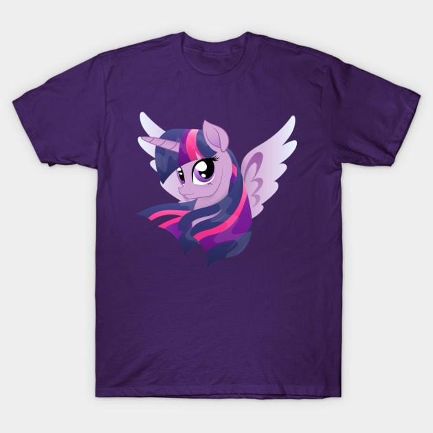 My Little Pony Twilight Sparkle Portrait T-Shirt by SketchedCrow